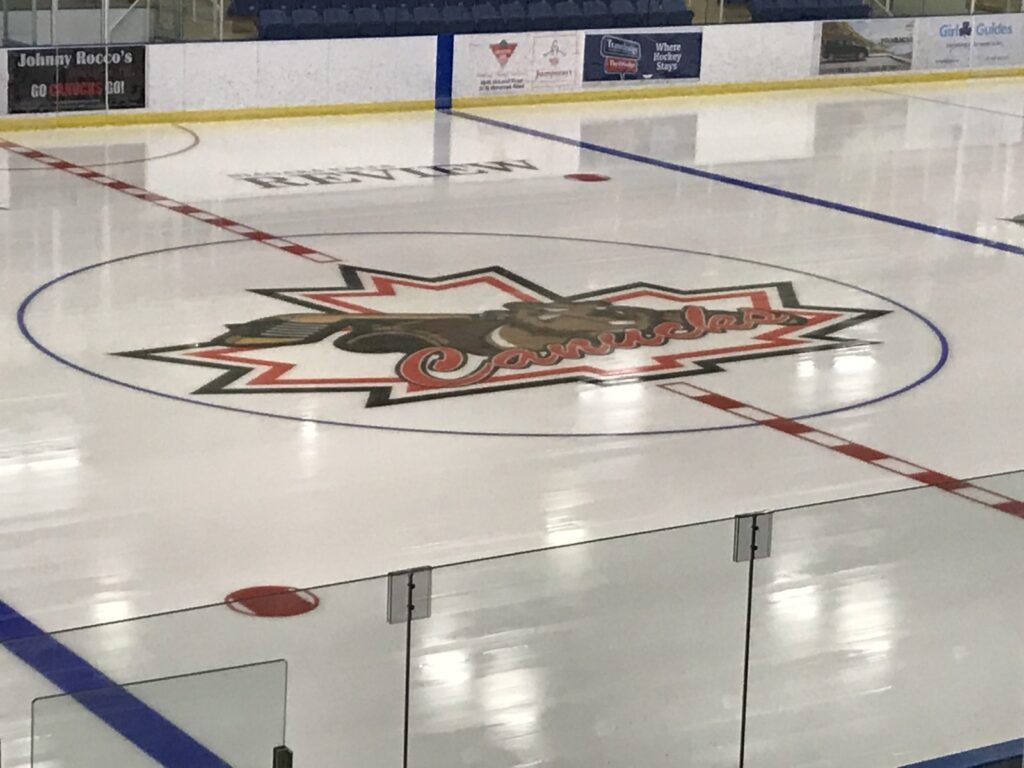 Rink 1 at the Gale Centre, home of the Niagara Falls Canucks