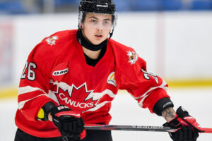 Rafek Dianov of the Niagara Falls Canucks